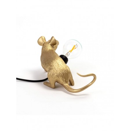 SELETTI Lampe - Souris Or