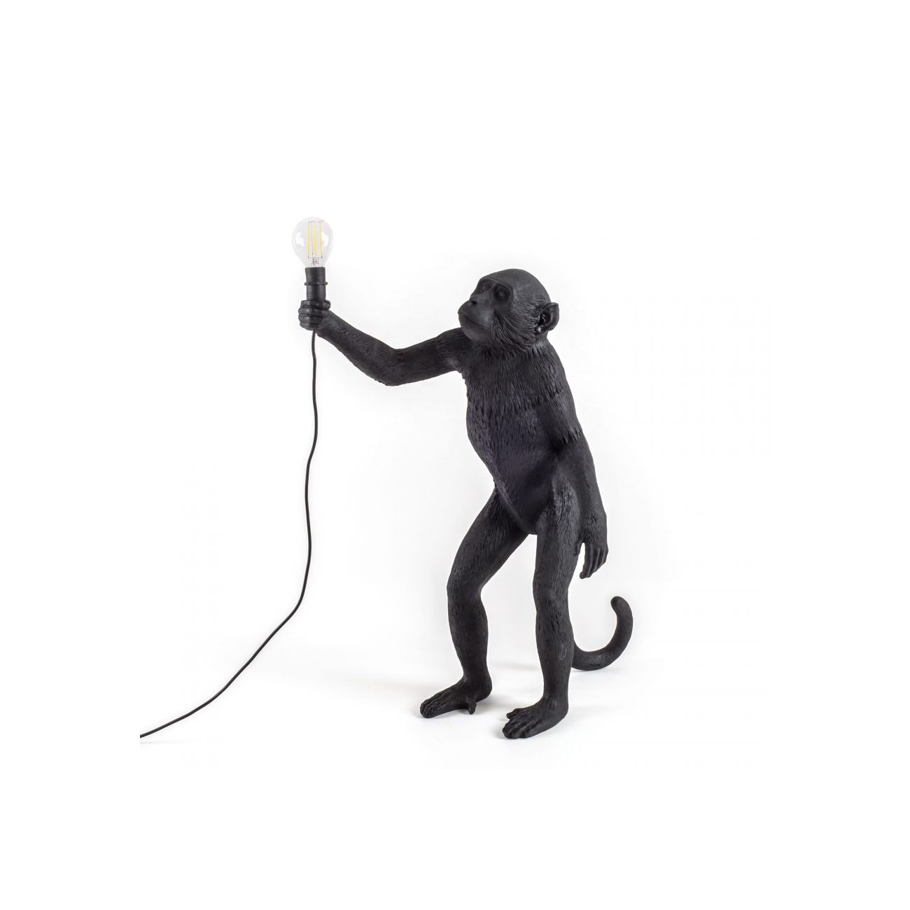 SELETTI Lampadaire - Singe Noir
