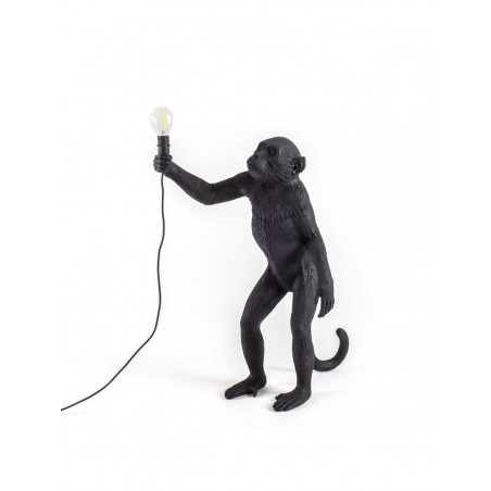 SELETTI Lampadaire - Singe Noir