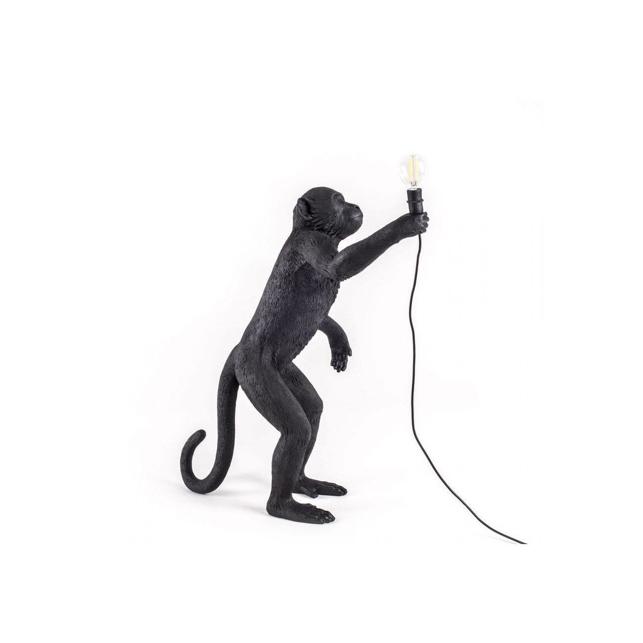 SELETTI Lampadaire - Singe Noir