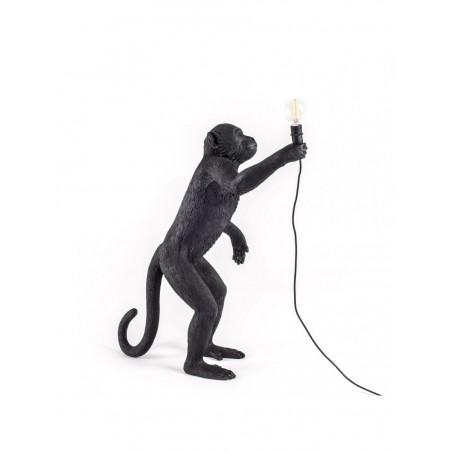 SELETTI Floor lamp - Black Monkey