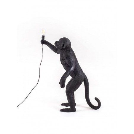 SELETTI Floor lamp - Black Monkey