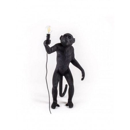 SELETTI Floor lamp - Black Monkey