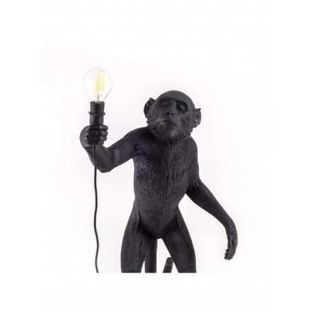 SELETTI Lampadaire - Singe Noir