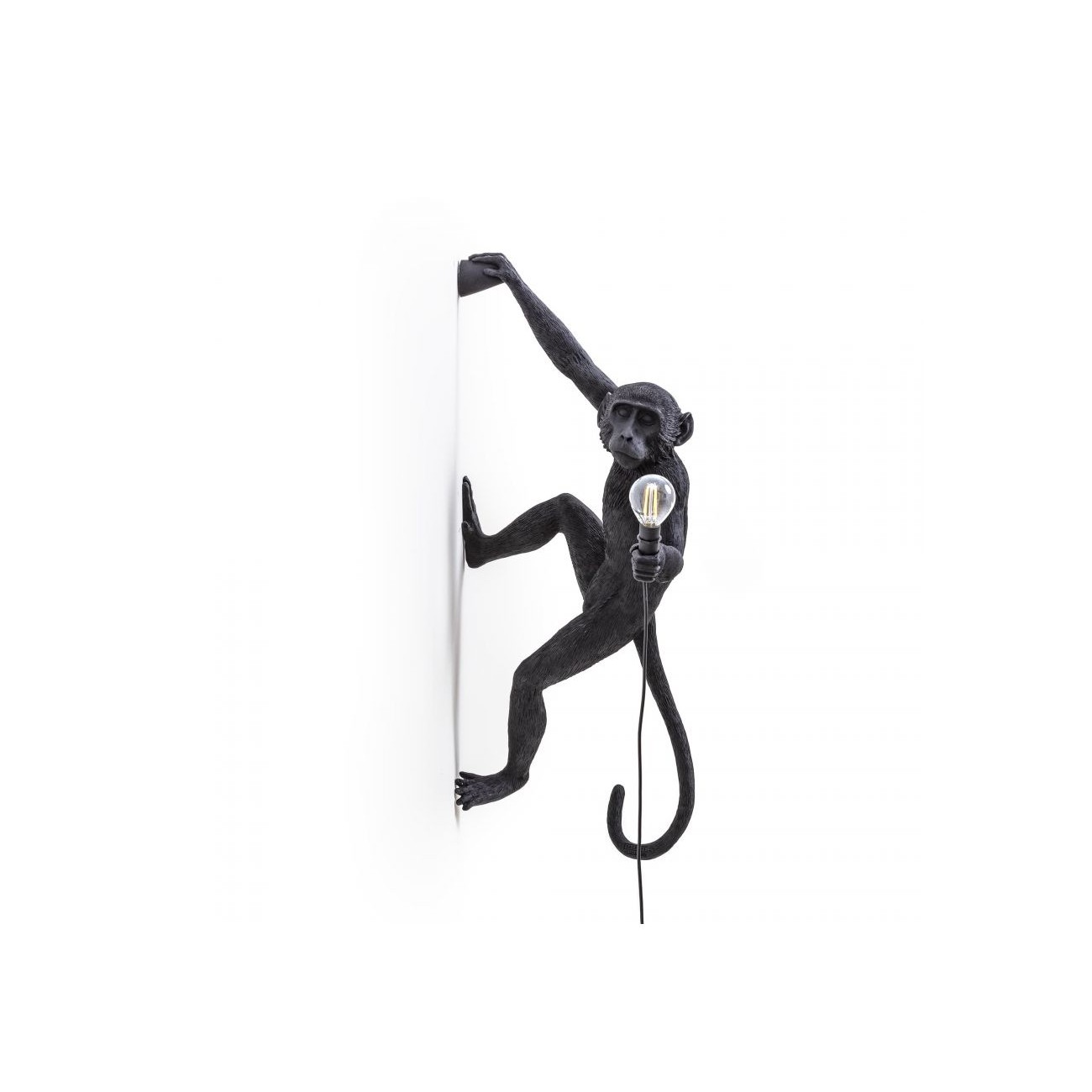 SELETTI right wall lamp - Black Monkey