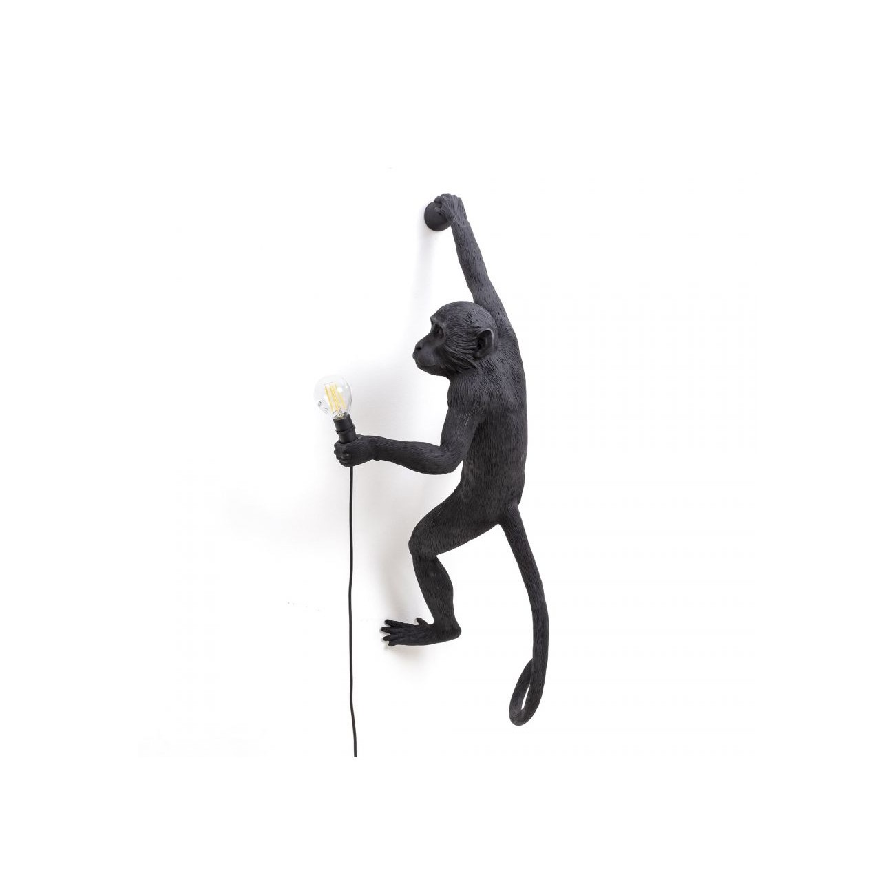 SELETTI right wall lamp - Black Monkey