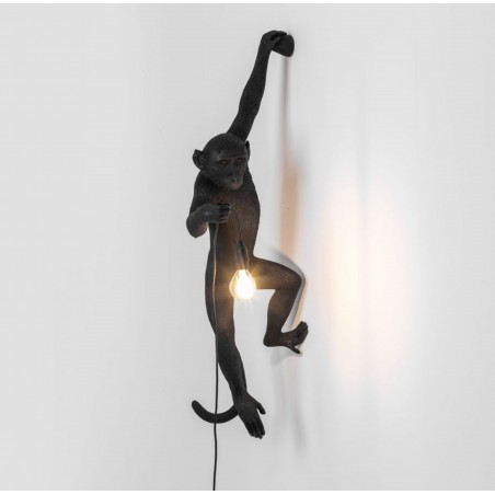 SELETTI Wall lamp on the left - Black Monkey