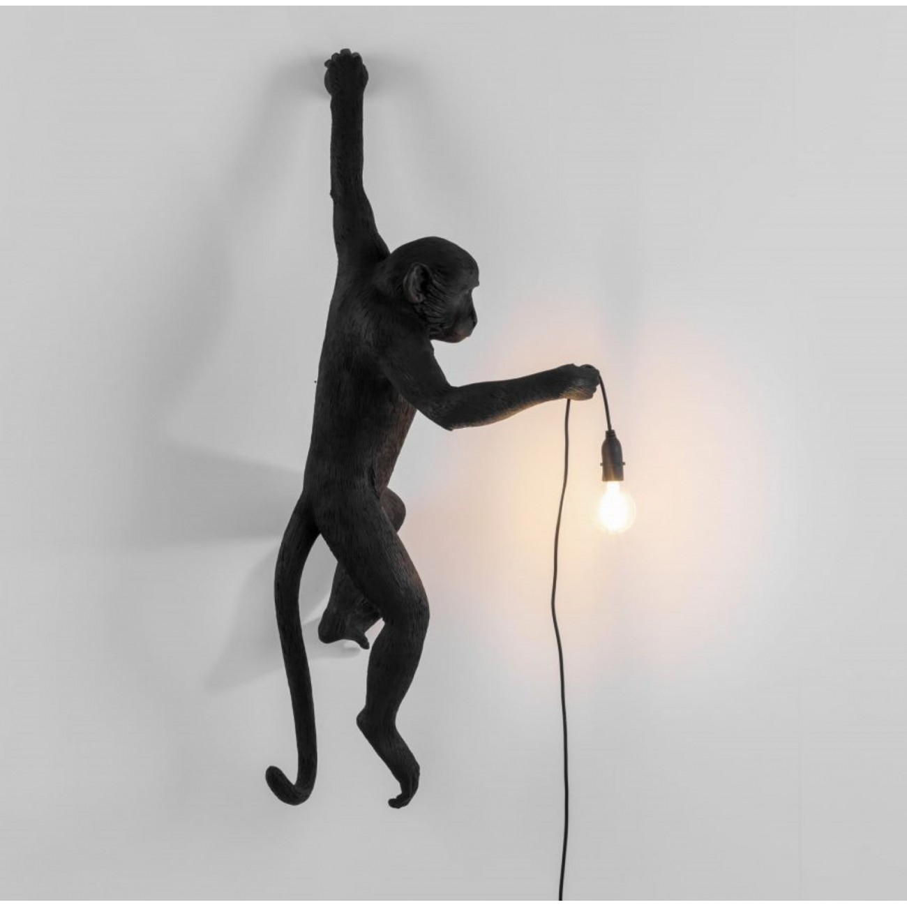 SELETTI Wall lamp on the left - Black Monkey