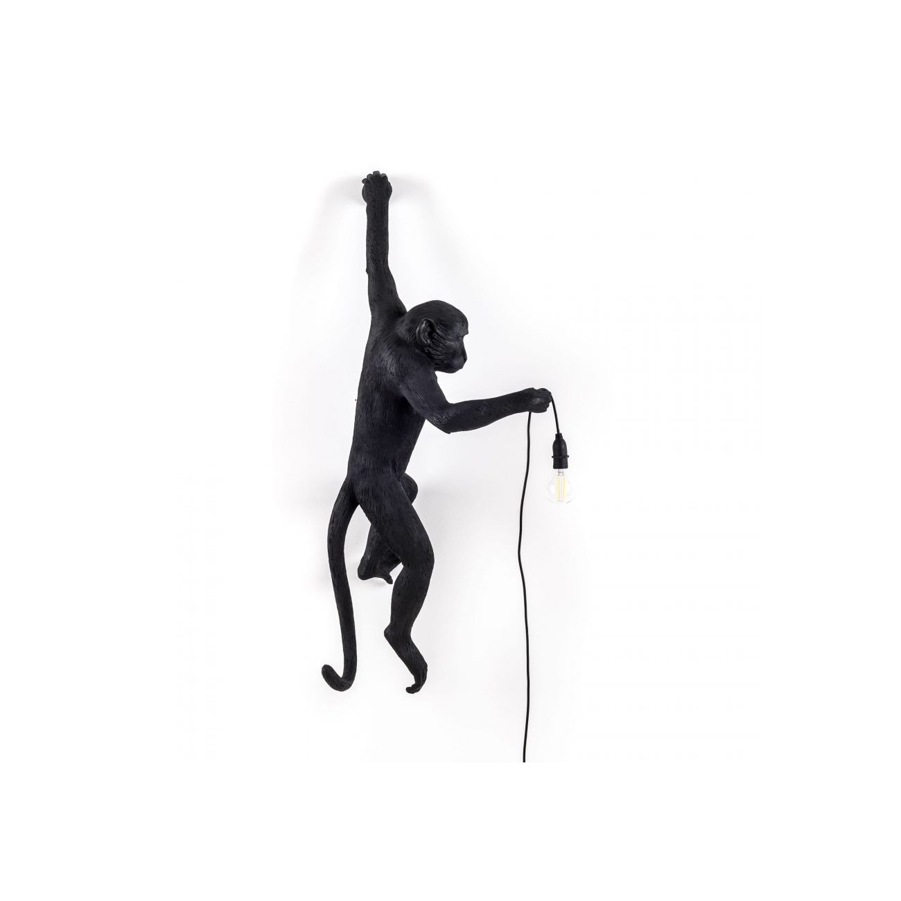 SELETTI Applique murale à gauche - Singe Noir