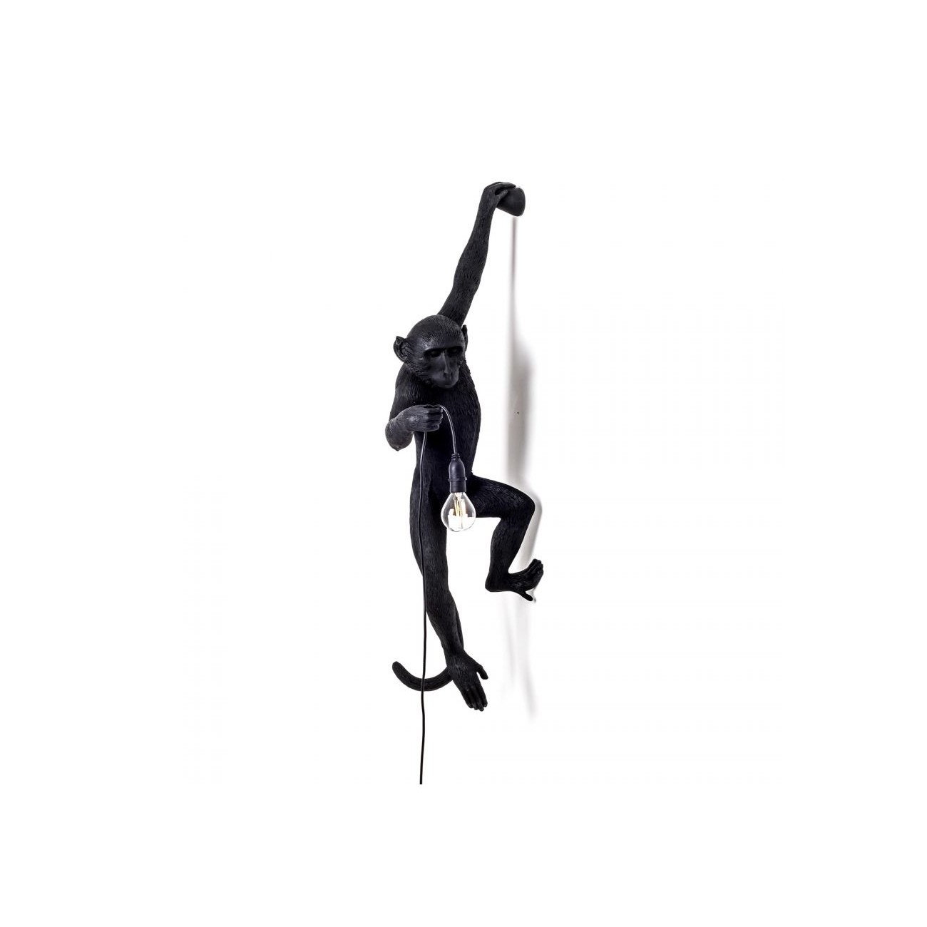 SELETTI Applique murale à gauche - Singe Noir