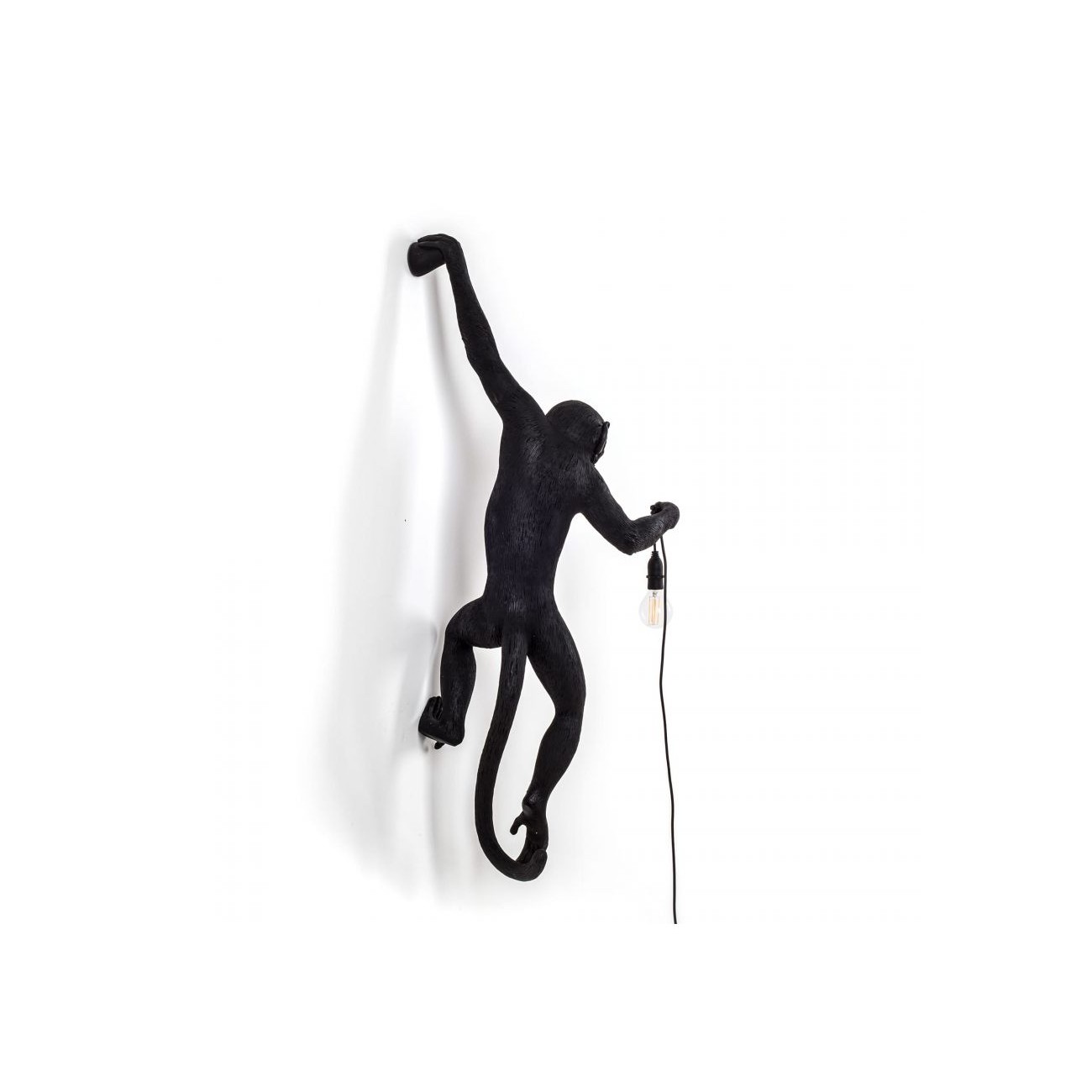 SELETTI Wall lamp on the left - Black Monkey