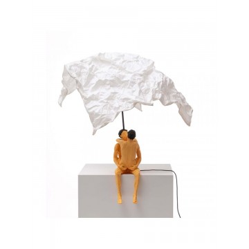 SELETTI "Love is a verb" lampe - Max & Roberta