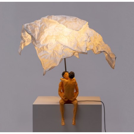 SELETTI "Love is a verb" lamp - Max & Roberta