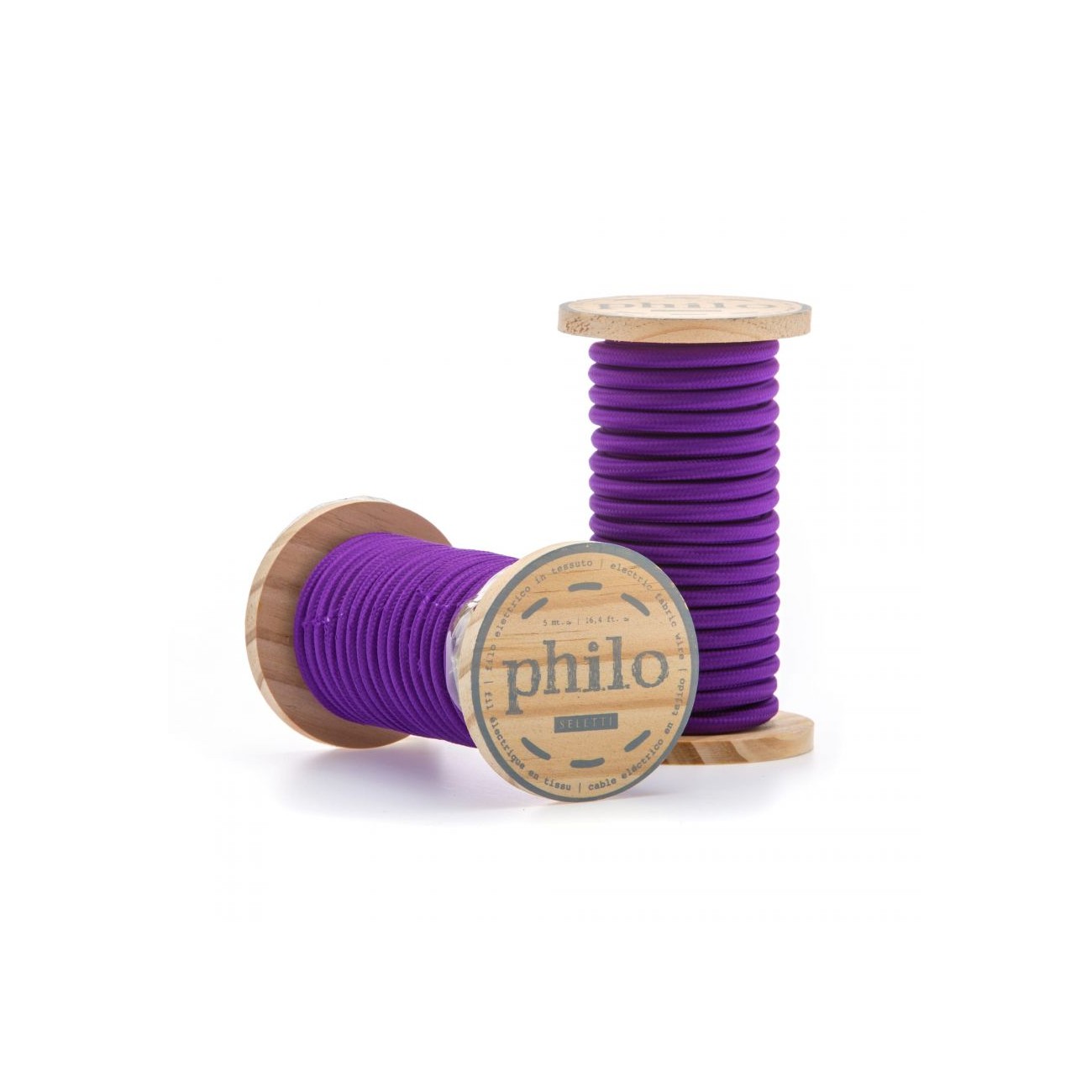 SELETTI câble électrique Philo - Violet