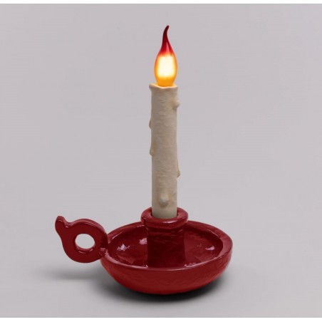 SELETTI lampe de table - GRIMM Rouge