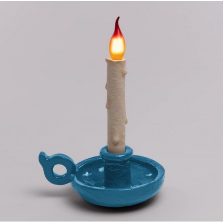 SELETTI lampe de table - GRIMM Bleu