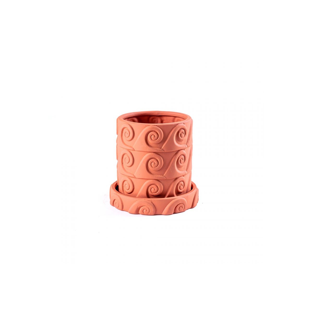 SELETTI Magna Graecia - ONDA Terracotta vase