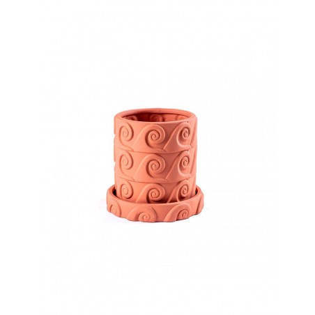 SELETTI Magna Graecia - ONDA Vase en terre cuite