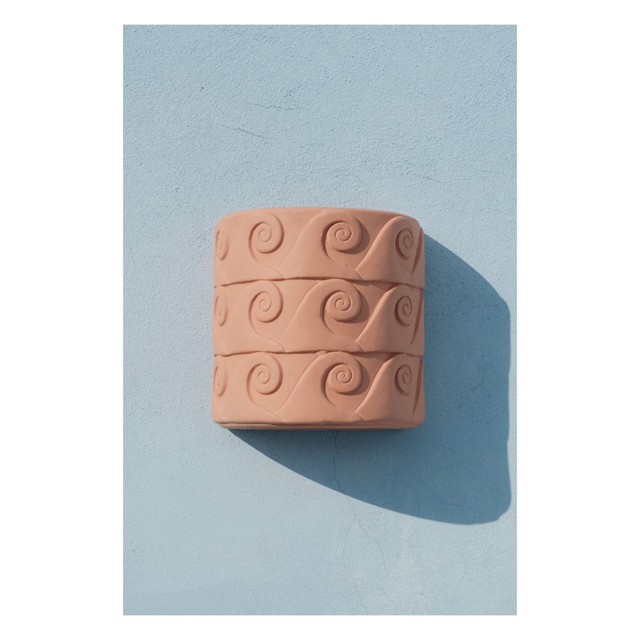 SELETTI Magna Graecia - ONDE Vase mural en terre cuite