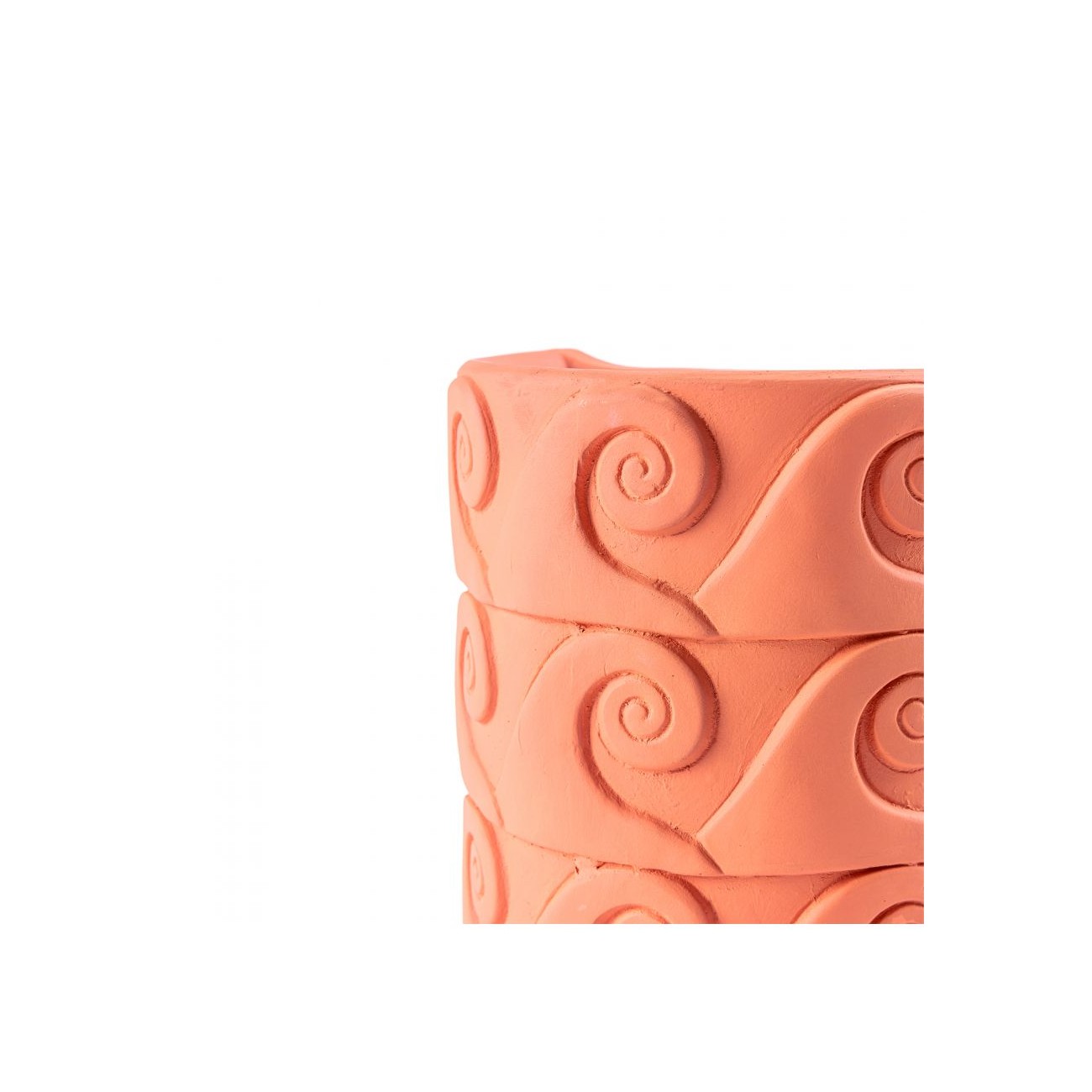 SELETTI Magna Graecia - ONDE Vaso da parete in terracotta