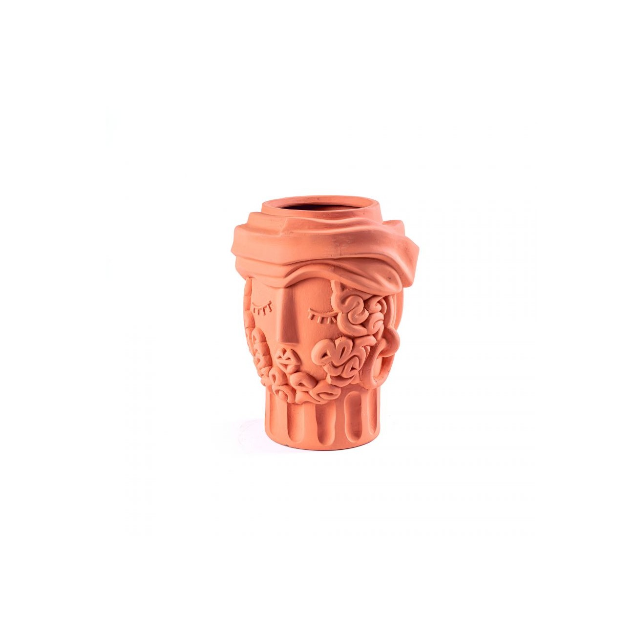 SELETTI Magna Graecia - MAN Terracotta vase