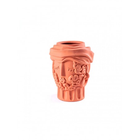 SELETTI Magna Graecia - MAN Vase en terre cuite