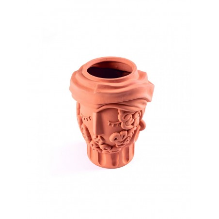 SELETTI Magna Graecia - MAN Vaso in terracotta