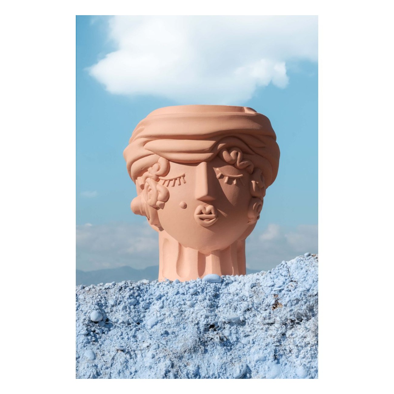 SELETTI Magna Graecia - WOMEN Terracotta wall vase