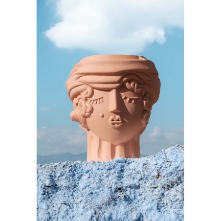 SELETTI Magna Graecia - WOMEN Terracotta wall vase