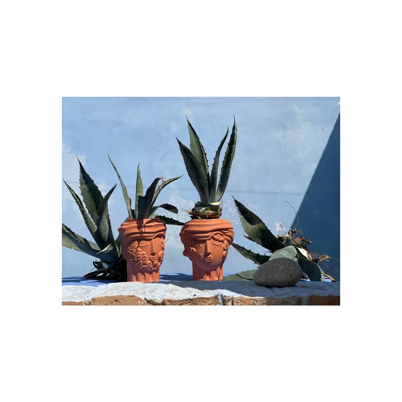 SELETTI Magna Graecia - WOMEN Vaso da parete in terracotta