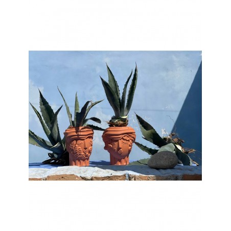 SELETTI Magna Graecia - WOMEN Terracotta wall vase