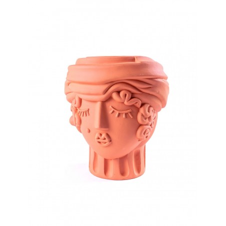 SELETTI Magna Graecia - WOMEN Terracotta wall vase