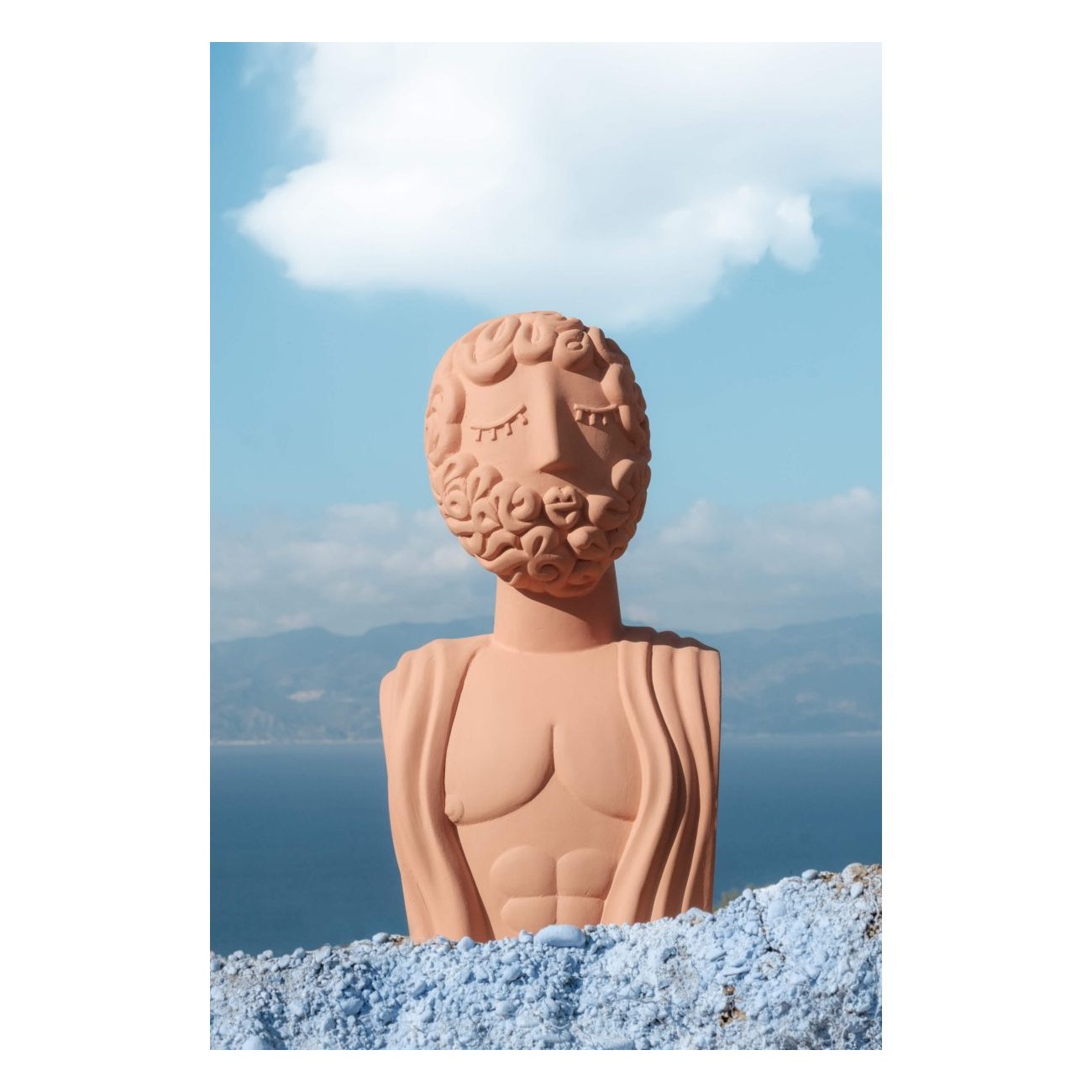 SELETTI Magna Graecia - MAN Terracotta Buste