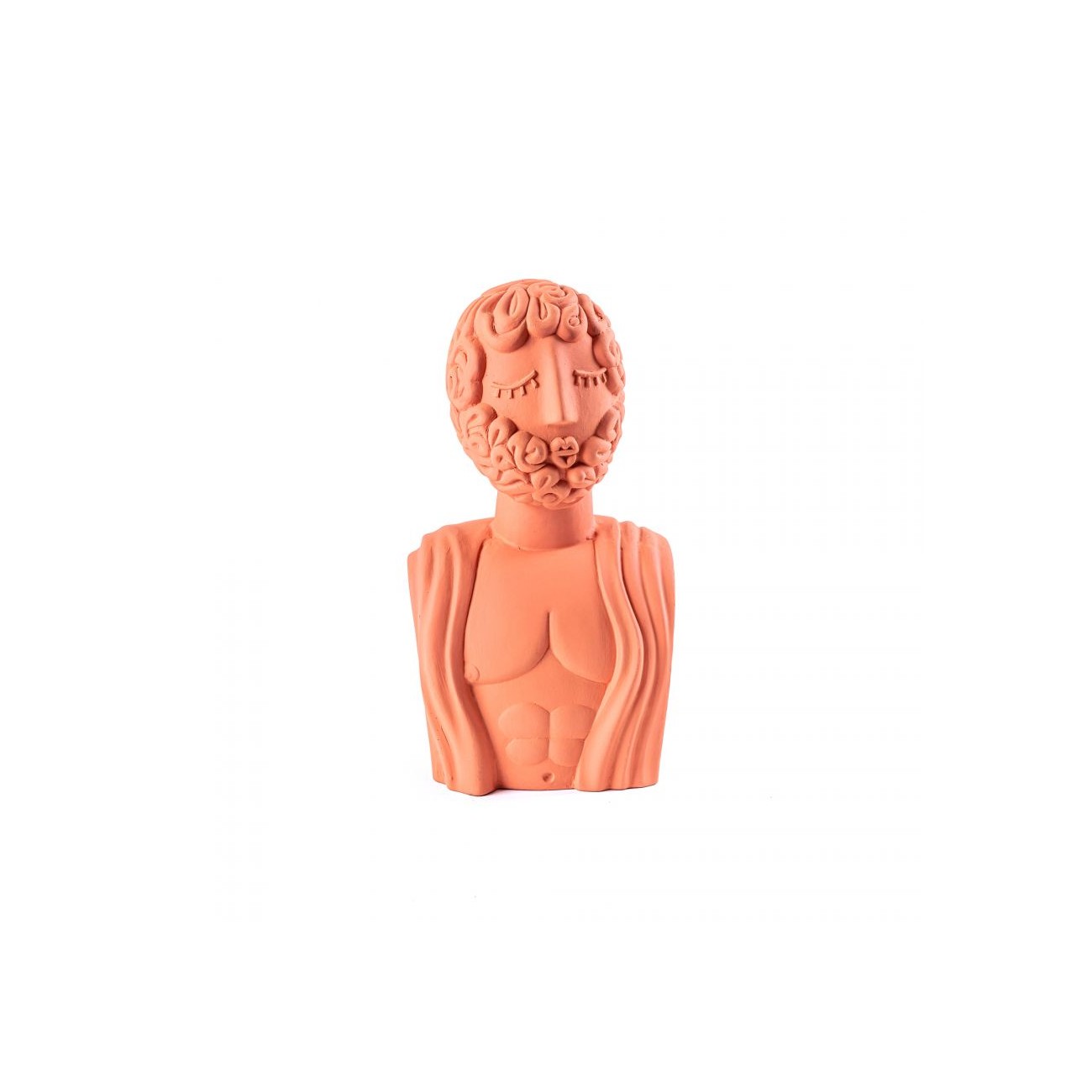 SELETTI Magna Graecia - MAN Terracotta Bust
