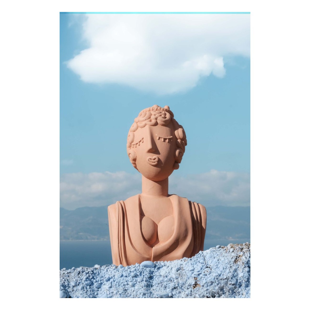 SELETTI Magna Graecia - POPPEA Terracotta busto