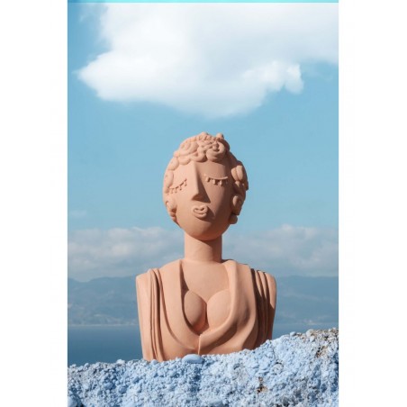 SELETTI Magna Graecia - POPPEA Terracotta bust