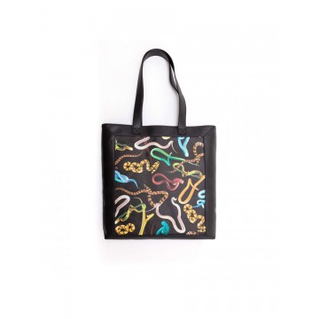 SELETTI Travel Kit Tote Bag - Snakes