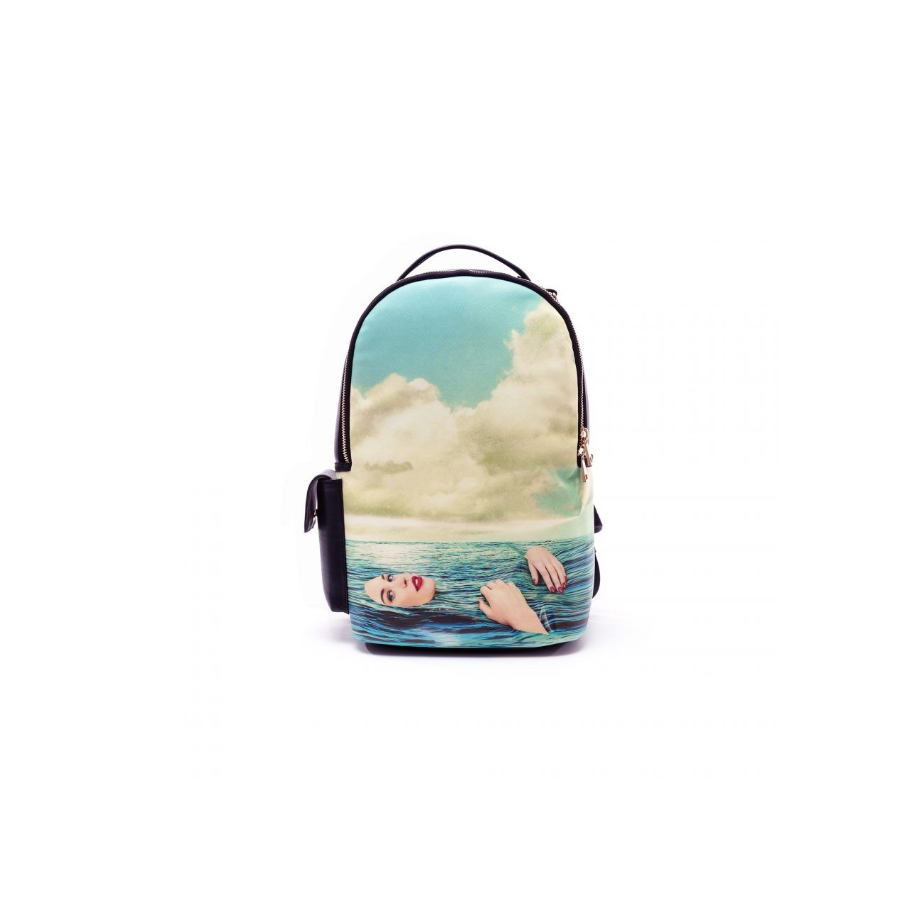 SELETTI Travel Backpack Kit Black - Sea girl