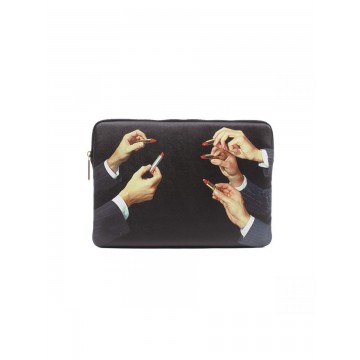 SELETTI Computer Case - Lipstick black