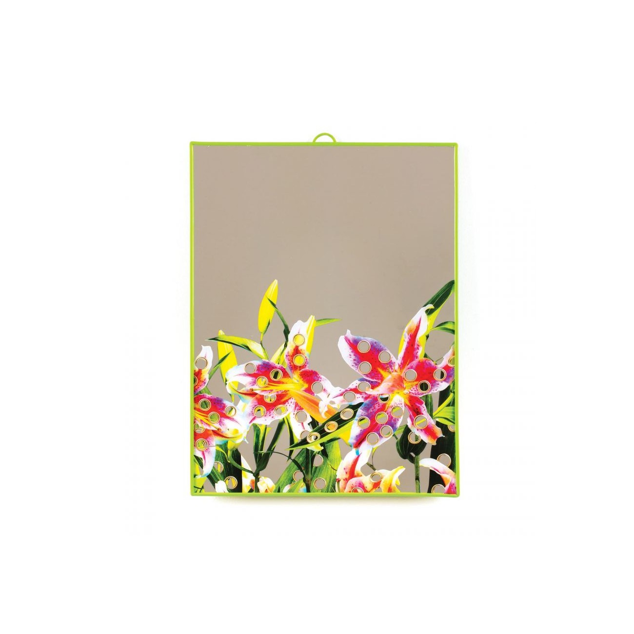 SELETTI Specchio Grande - Fiori con i Buchi