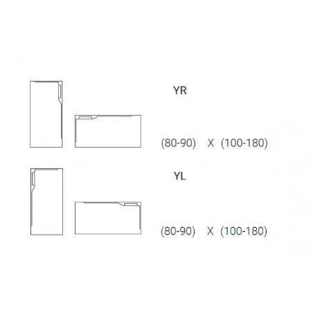 HIDROBOX Receveur de douche - Twins