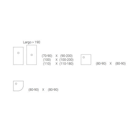 HIDROBOX Shower trays - ONE in Microtex