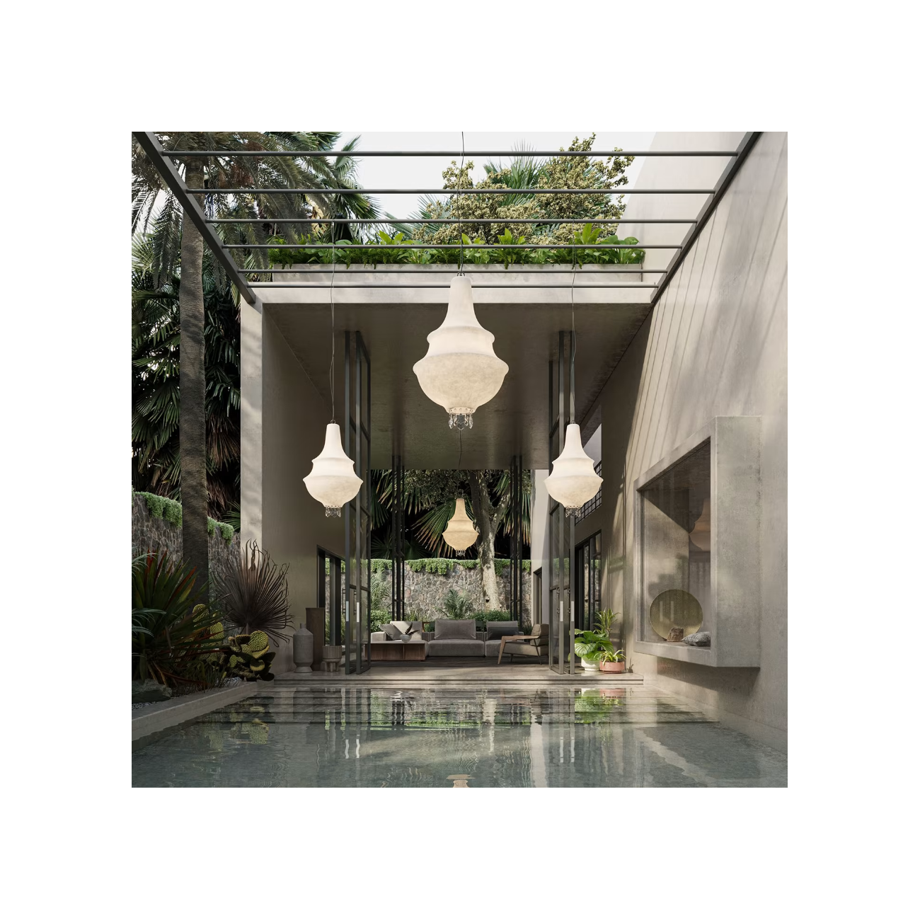 Karman Lady D Suspension Lamp