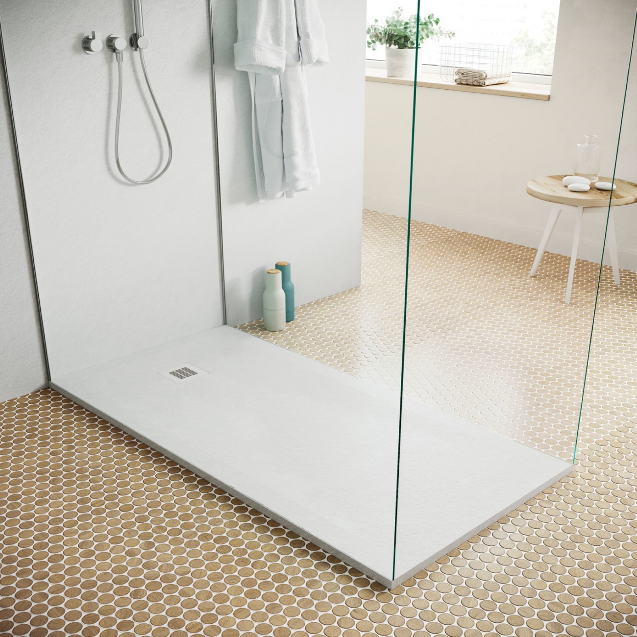 HIDROBOX Shower trays - ONE in Ardesia