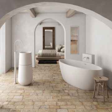 HIDROBOX freestanding washbasins FS 21 - 45,5 x 50,5  H. 85