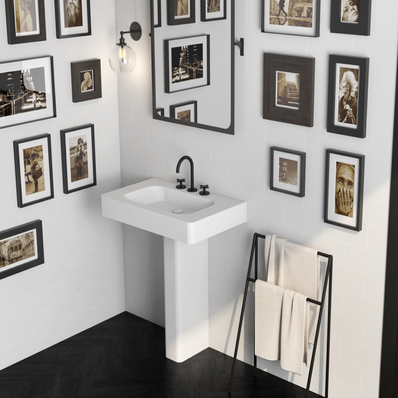 HIDROBOX freestanding washbasins FS 20 - 70 x 45 x H. 90