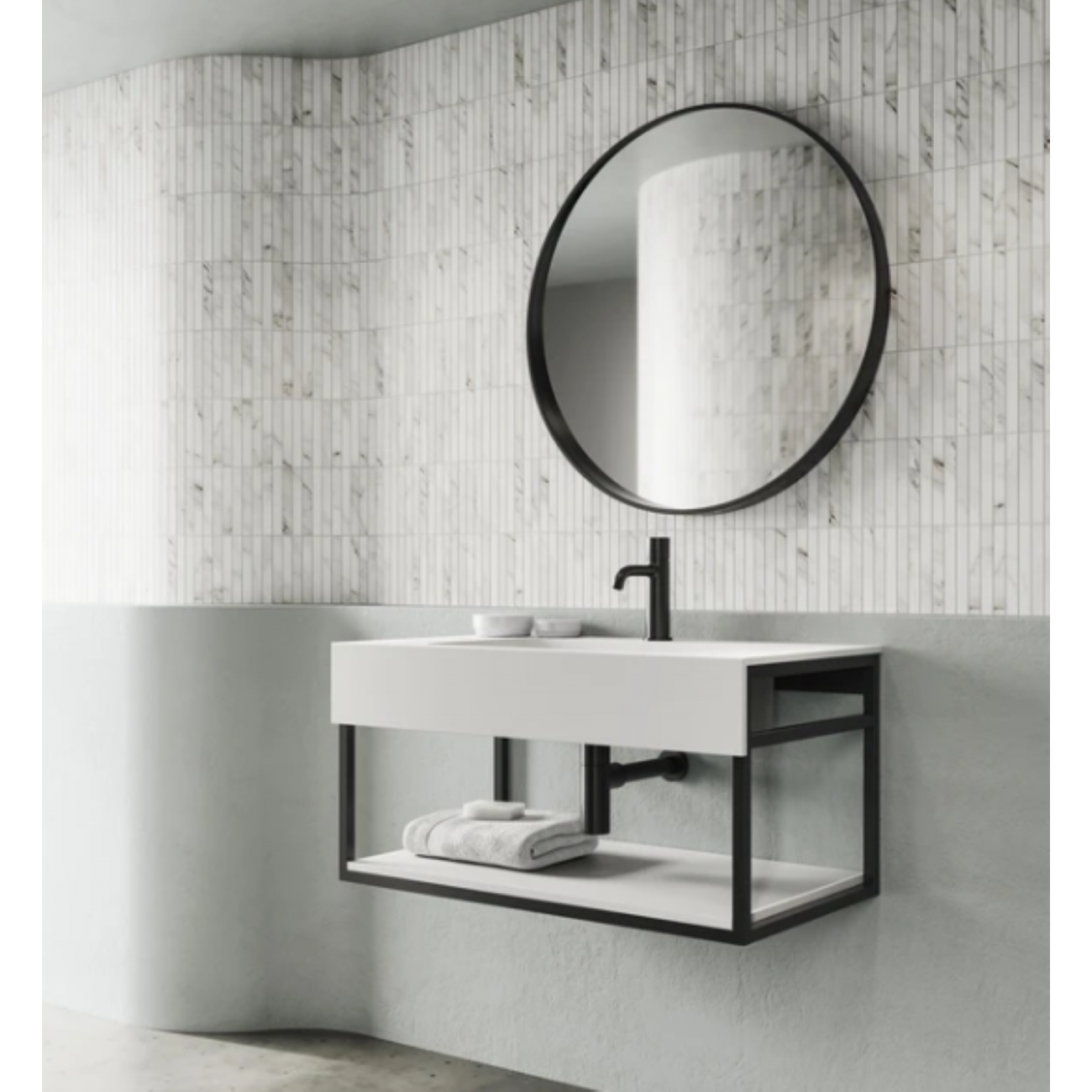 HIDROBOX Swap City Kromat - Mobile con lavabo integrato