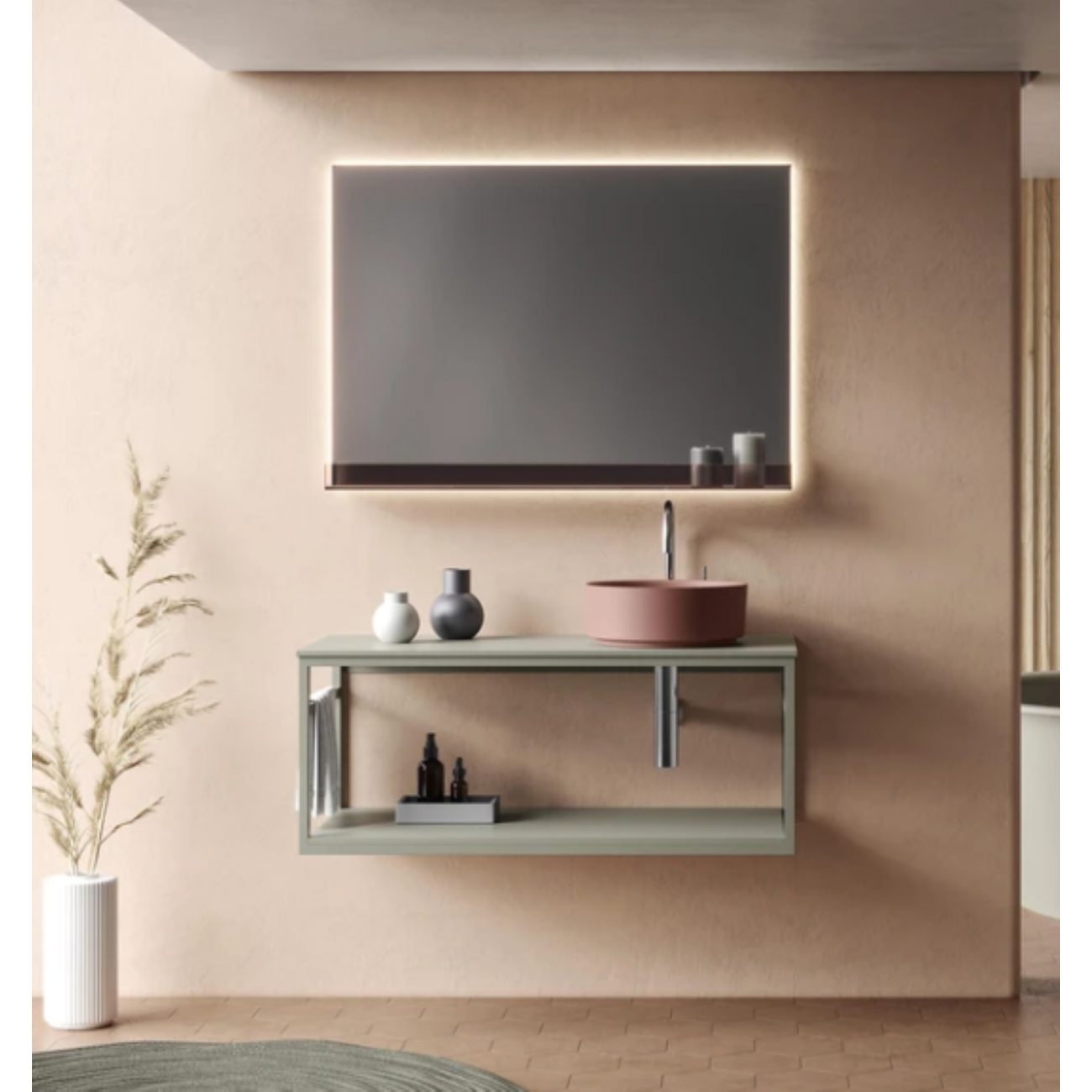 HIDROBOX Swap Spot - Mobile con lavabo appoggio