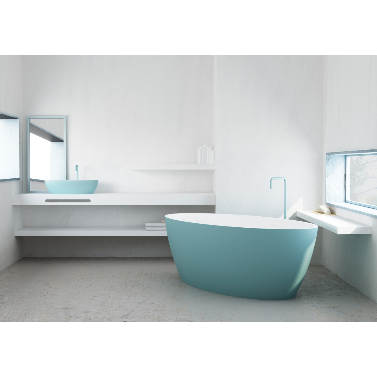 HIDROBOX freestanding bathtub SPACE 155