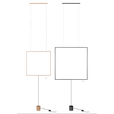 Redo Group Slick -  Lampe à suspension/lampadaire carré (longueur 617)